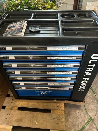 Gereedschapswagen, Ultra Force, 260-Delig, Blauw, 2025